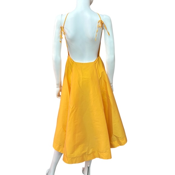 BERNADETTE Satin Taffeta Open-Back Gown - size 38 (= US 6) - Picture 6 of 8